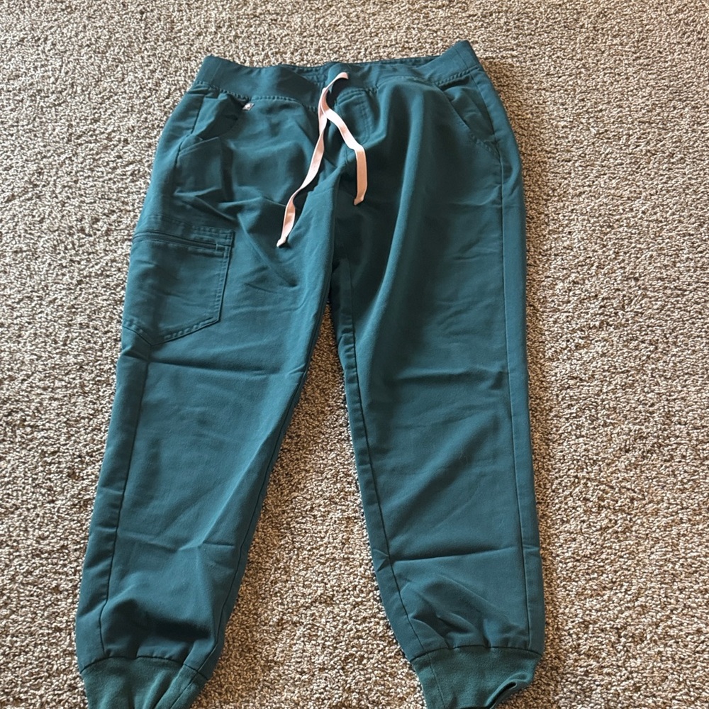 Caribbean blue Zamora scrub pants
